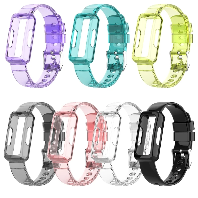 Cinturino Da Polso Trasparente Per Fitbit-Ace 3 2/Inspire/Inspire For