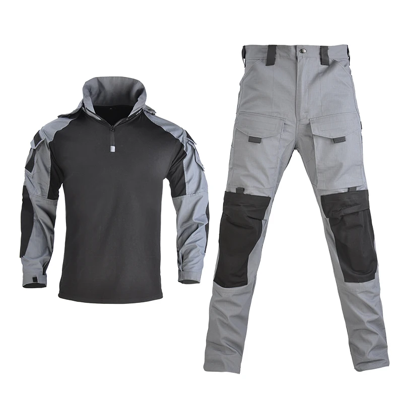 Pantaloni Cargo Uniforme Militare Tattica Us Cp Army Camouflage Combat Shirts Outdoor Camping Men Abbigliamento Softair Hunting Clothes