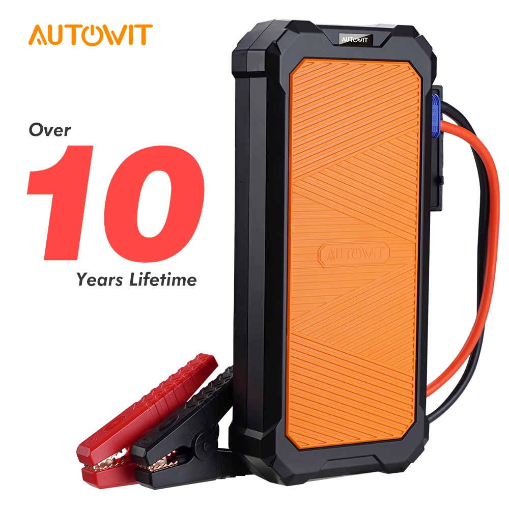 Autowit Car Jumpstarter 2, Supercap Portatile Senza Batteria Da 12 Volt (Fino A 7,0 Litri Di Gas, Diesel Da 4,0 Litri) Accessori Per Auto Di Avviament