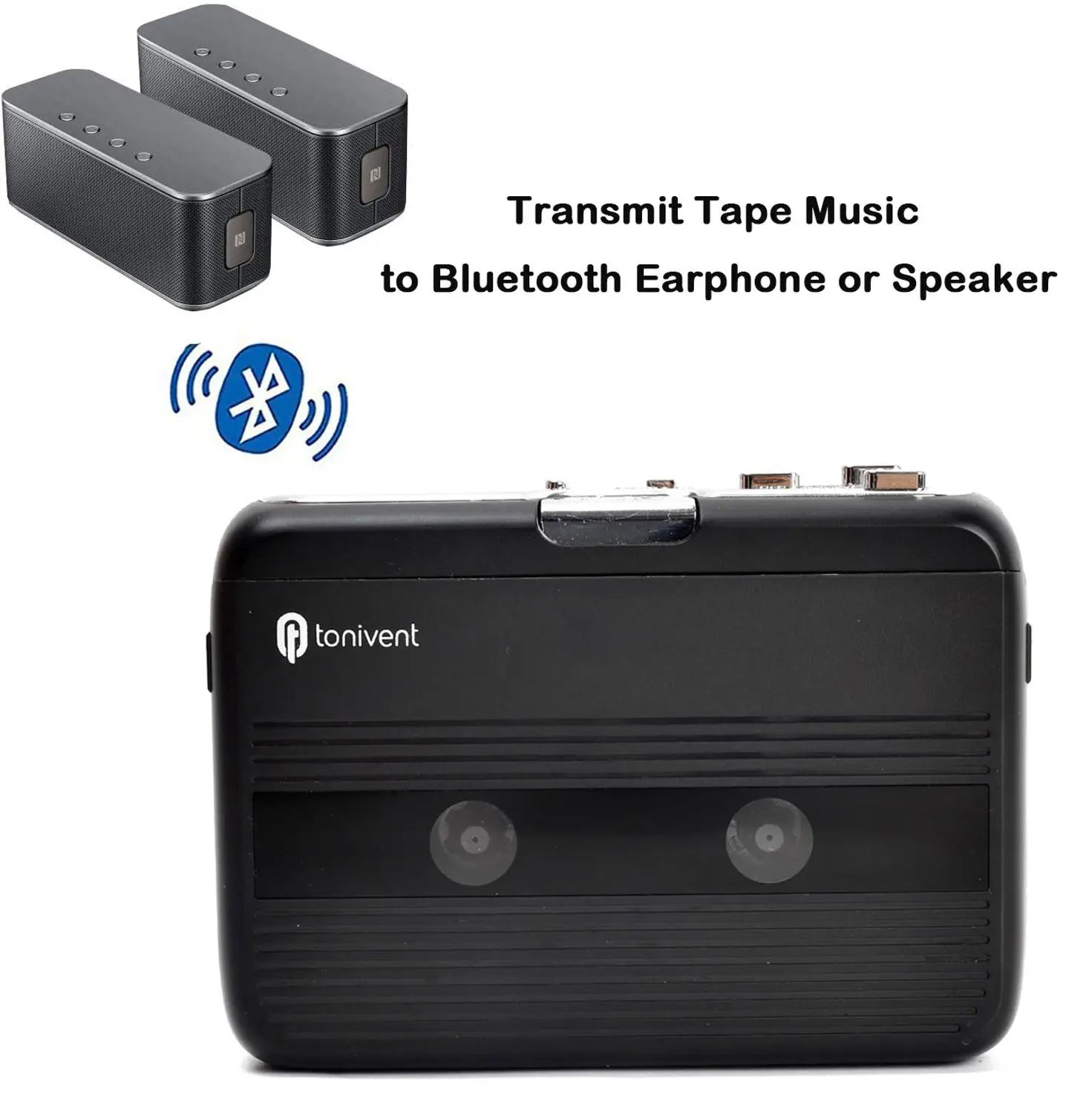 Trasmettitore Compatibile Bluetooth Walkman Lettore Di Cassette Stereo Con Radio Fm Lettore Di Cassette Bluetooth Auto-Reverspersonal