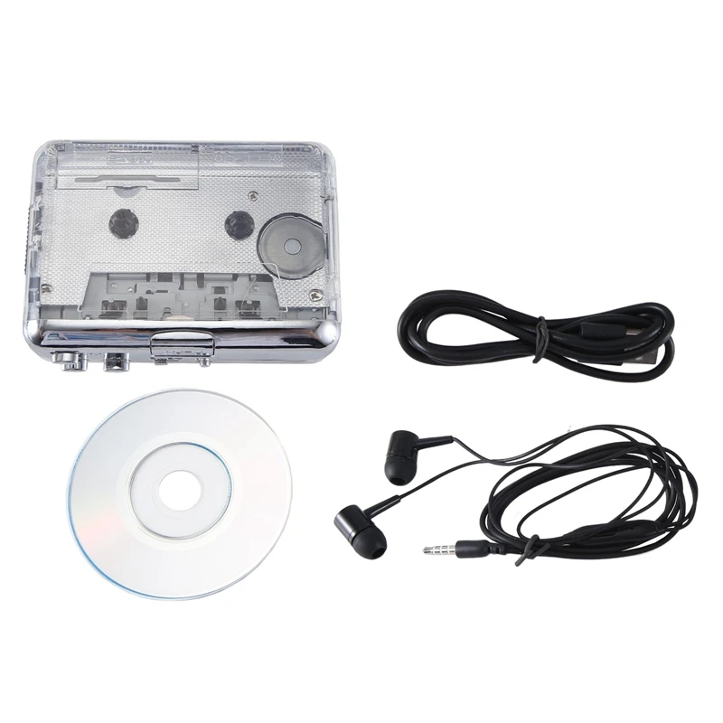 Lettore Di Cassette Da Nastro A Mp3 Convertitore Musicale Audio Usb Walkman Portatile Per Laptop E Personal Computer