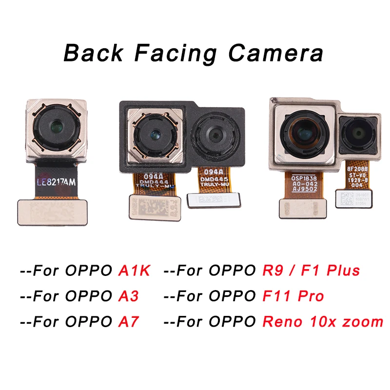 Fotocamera Posteriore Per Oppo A1K / Oppo A3 / Oppo A7 / Oppo R9 / F1 Plus / Oppo F11 Pro / Oppo Reno 10X Zoom