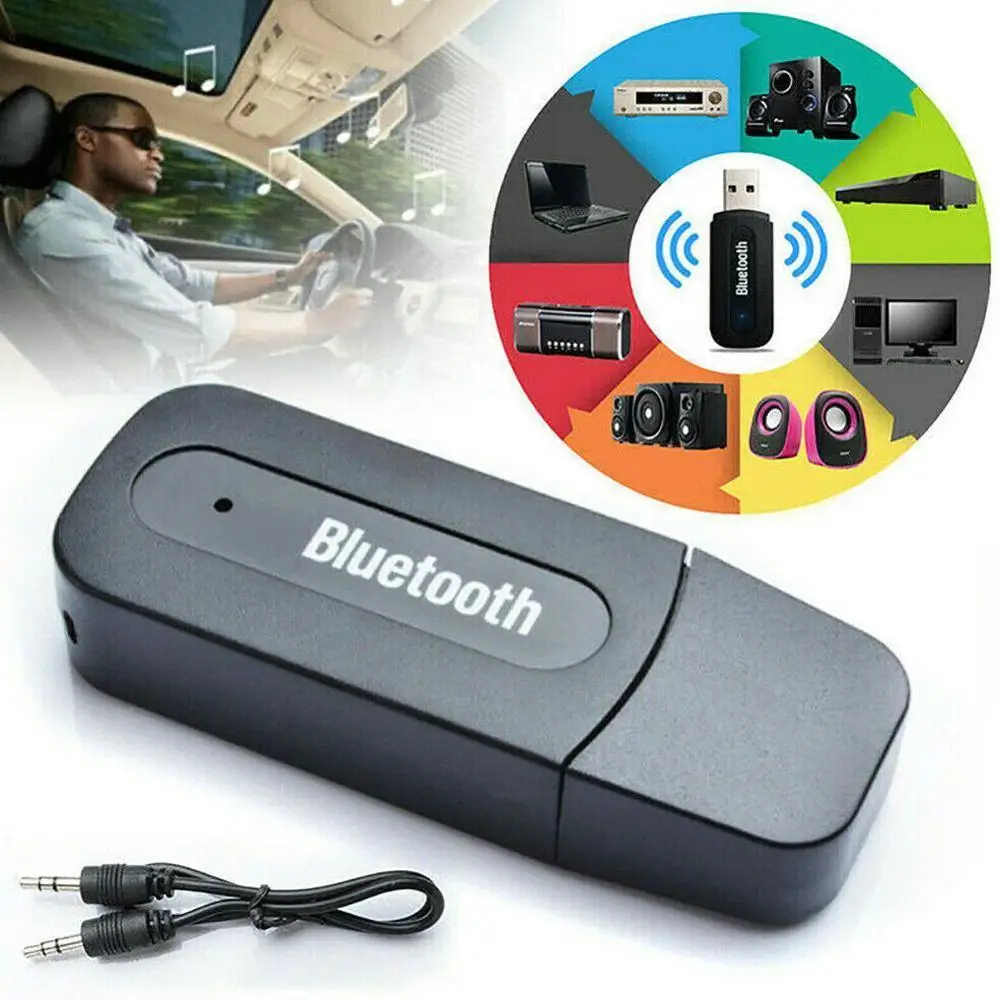 Ricevitore Audio Aux Bluetooth Per Auto Usb Universale Per Mercedes W204 W210 Amg Benz Bmw E36 E90 E60 Fiat 500 Volvo S80