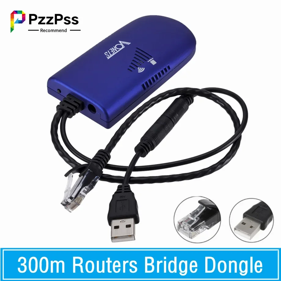 Pzzpss Vap11G-300 Rj45 Mini Wifi Wireless Bridge Wi Fi Ripetitore Router Wi-Fi Per Computer Network Camera Monitor Q15183