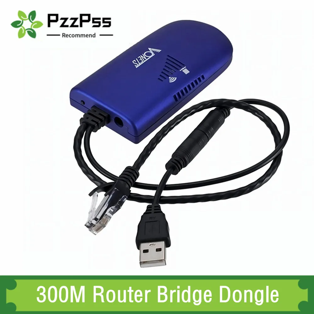 Pzzpss Mini Vap11G-300 Rj45 Wifi Wireless Bridge Wi Fi Ripetitore Router Wi-Fi Per Pc Computer Network Camera Monitor Q15183