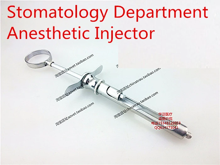 Medical Use Stainless Steel Dental Anesthetic Injector For Oral Treatment