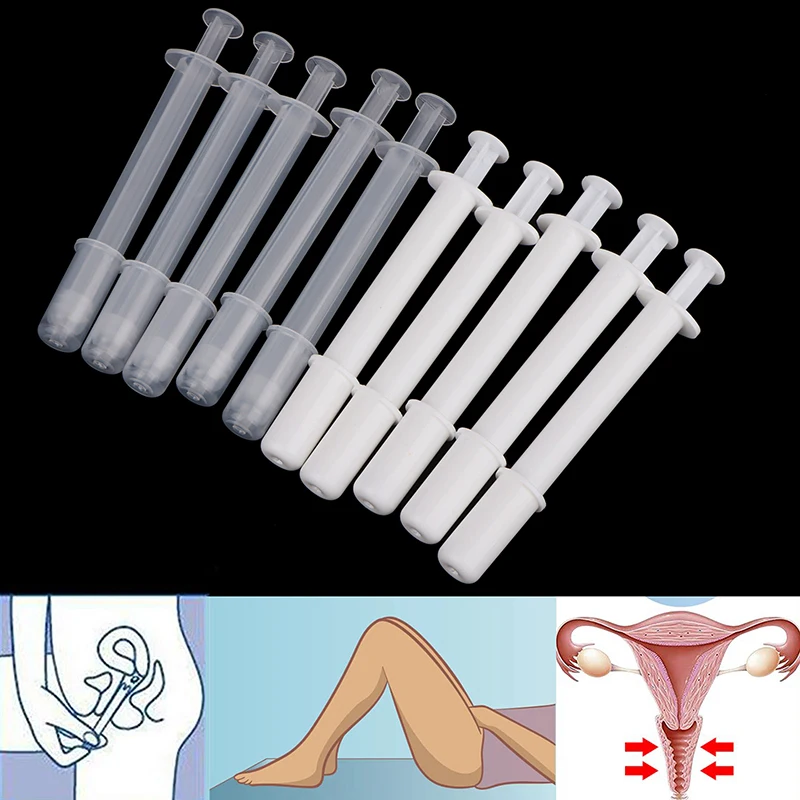 5 Pz Applicatore Vaginale Lubrificante Iniettore Siringa Lubrificante Assistenza Sanitaria Usa E Getta Anale Cavità Nasale Applicatore Launcher Butt P