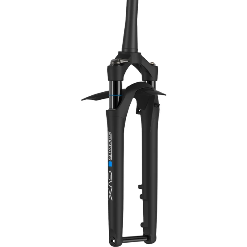 Sr Suntour Gvx Bici Da Strada 700C Forcella Ammortizzata Thru Alex 100X15Mm Equalizzatore Eq Fuoristrada E-Gravel Forcella Per Bicicletta Conica 50Mm 