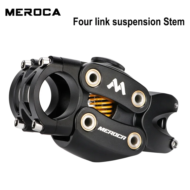 Mtb Bicicletta Ammortizzatore Stelo 4 Collegamento Ammortizzatore Sospensione Per Mountain Road Gravel Hybrid E E-Bike Manubrio 31.8Mm