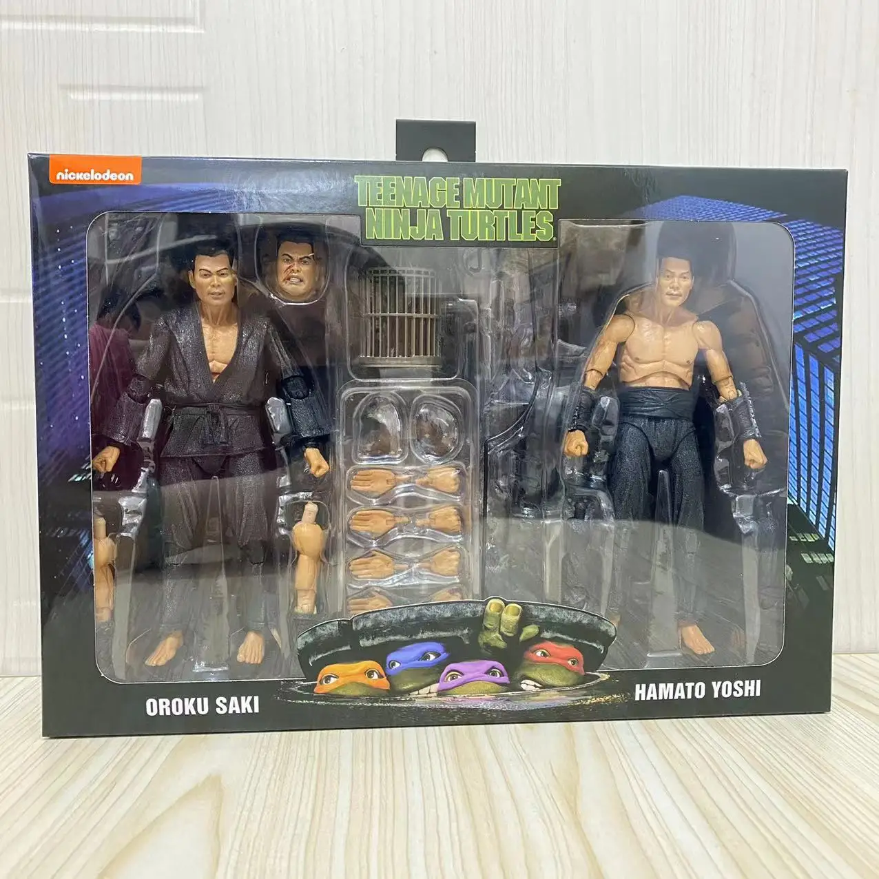 Originale Neca Shredder Krang Teenage Mutant Ninja Turtles Oroku Saki Hamato Yoshi Classic Mobile Action Figure Toys