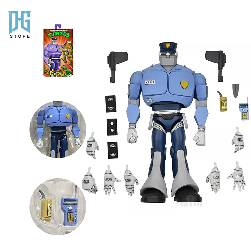 In Magazzino Original Mutant Ninjia Turtles Neca 54292 Rex-1 Model Toy Collection 8 "Pvc Figure Collection Statue Model Boys Toys