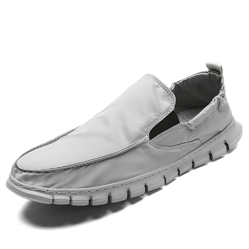 Scarpe Di Tela Da Uomo Estive Taglie Forti Scarpe Casual Traspiranti Sneakers Antiscivolo All'Aperto Scarpe Da Guida Comode Mocassini Da Uomo