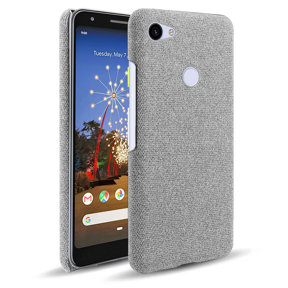 Custodie In Stoffa Per Google Pixel 3A Xl Custodia Sottile In Tessuto Retrò Custodia Rigida Per Google Pixel 3A / Google Pixel 3A Xl Coque Funda