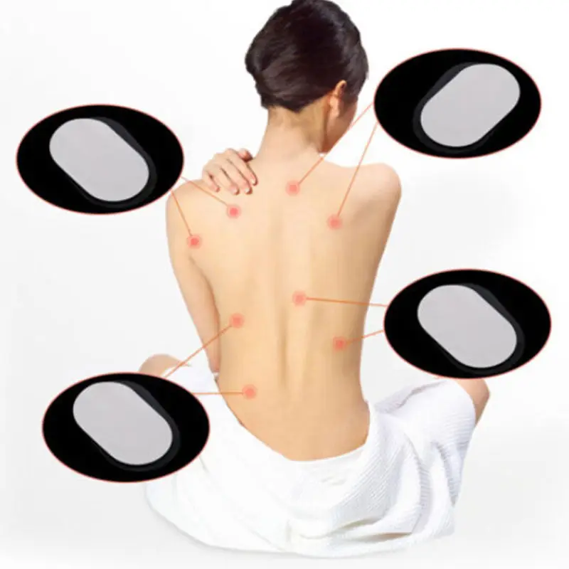 10Pcs 6.7*4.2*0.2 Centimetri Elettrodi Elettronico Vertebra Cervicale Fisioterapia Massaggiatore Per Decine Digitale Terapia Macchina