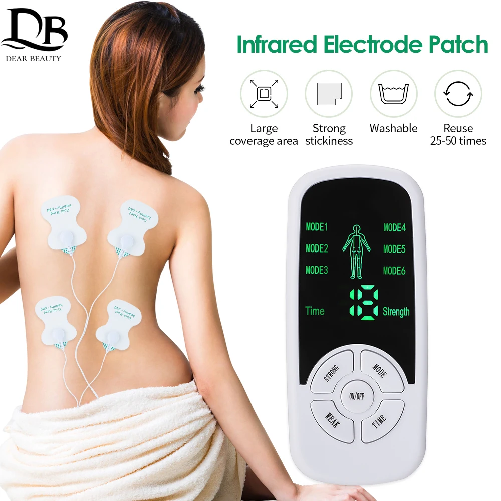 Massaggio Elettrico Tens Machine Body Massager Ems Stimolatore Muscolare Vibratori Meridian Pulse Elettroterapia Strumento Di Terapia Fisica