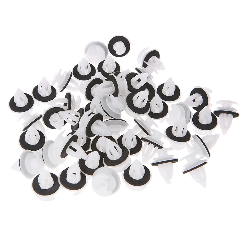 50 Pz Auto Fastener Push Fermo Paraurti Parafango Copertura Motore Rivetti Car Door Trim Panel Clips Per E34 E36 E38 E46 Z3 X5