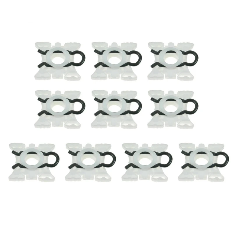 10Pcs Car Door Window Lifter Clips Rail Sostituzioni Scorrevoli Per Bmw E36 Z3 Z4 5 7 Alzacristallo Anteriore Per Auto