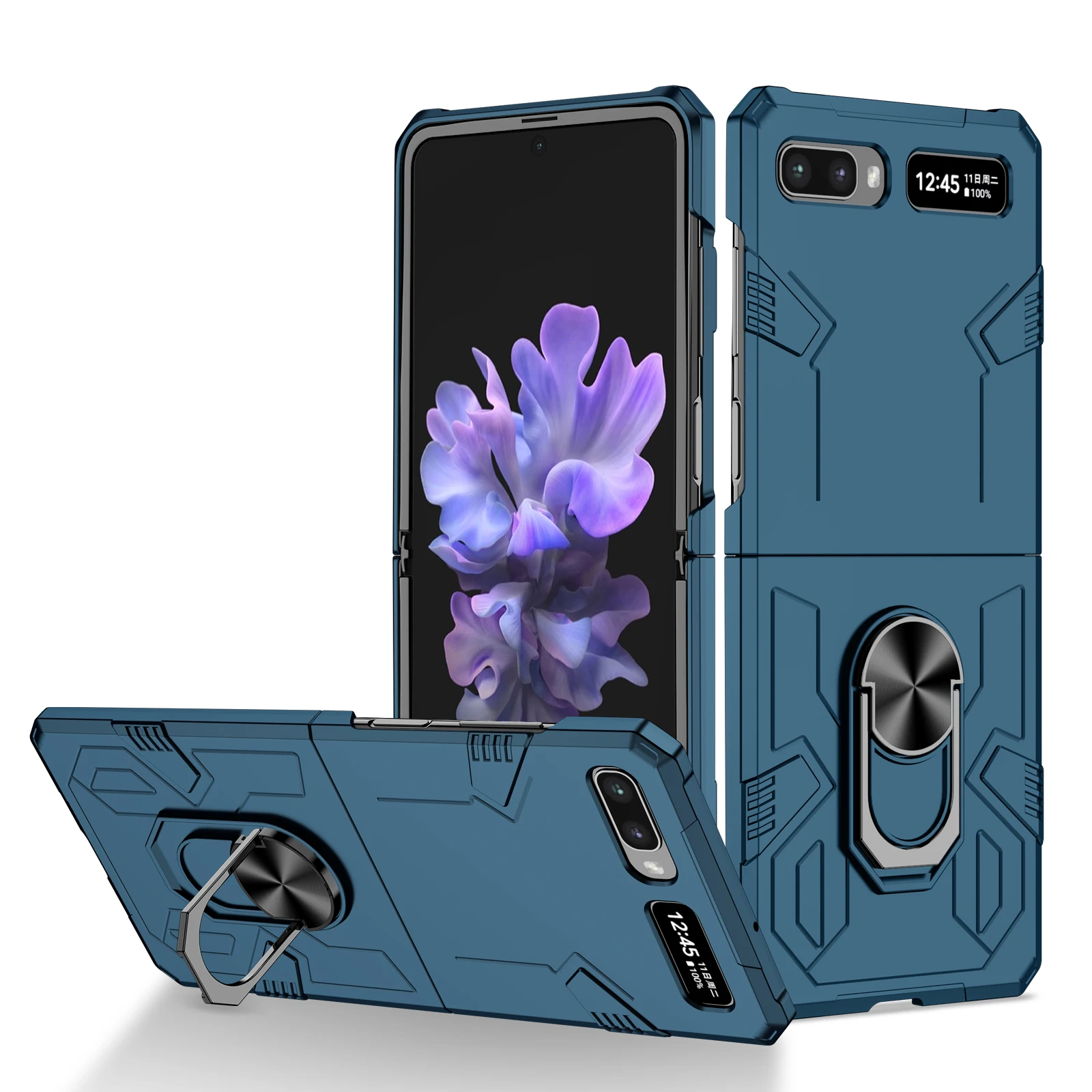 Per Samsung Z Flip 2 Custodia Rigida Anti-Caduta Per Samsung Galaxy Z Flip 2 Flip2 Flip1 Cover Antiscivolo Per Cellulare