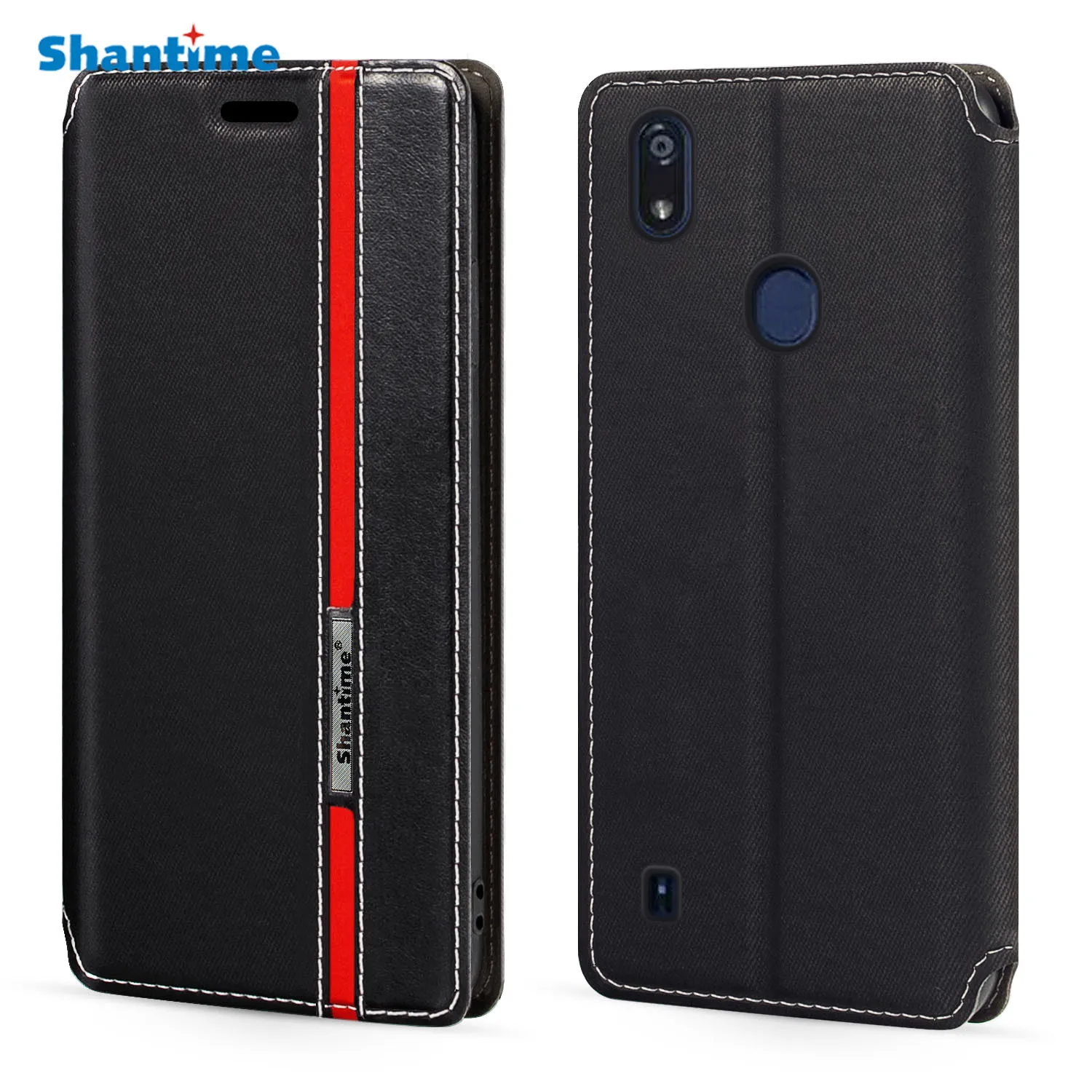Per Consumer Cellular Verve Connect Zte Z6103 Custodia Fashion Multicolor Chiusura Magnetica Custodia Flip In Pelle Con Porta Carte