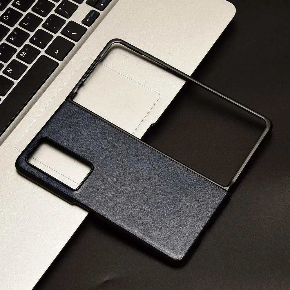 Custodia Per Magic Vs2 Leather Texture Pu Leather Back Cover In Plastica Rigida Per Honor Magic Vs2 Ver-An00