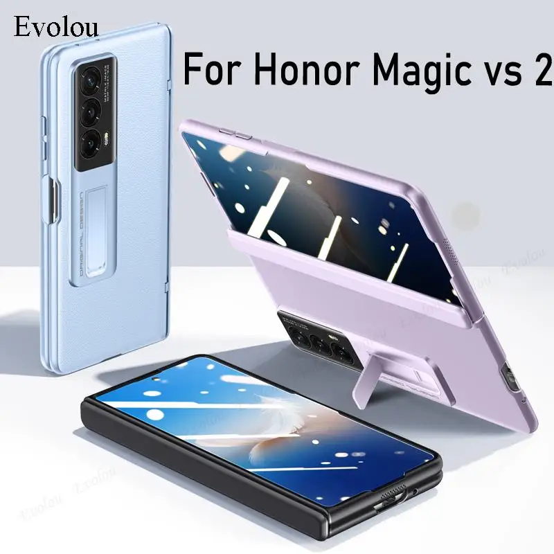 Per Honor Magic Vs2 Custodia Protettiva In Vetro Temperato Sottile Senza Cornice Per Magic Vs2 Custodia Antiurto Con Supporto Invisibile