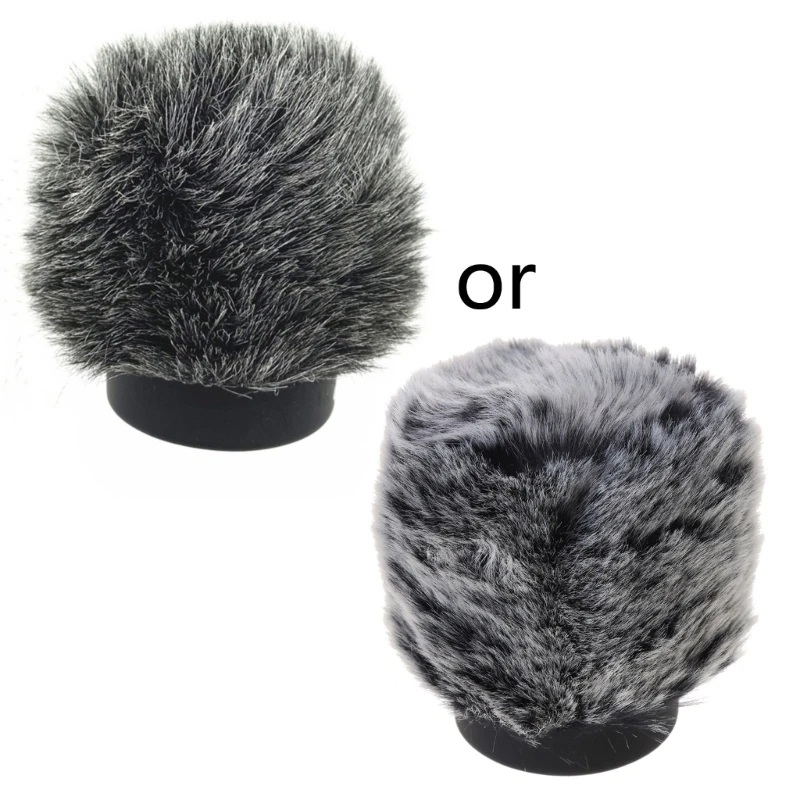 Parabrezza In Pelliccia Artificiale Parasole A Vento Per Microfono Rode Videomic Go Ii Drop Shipping