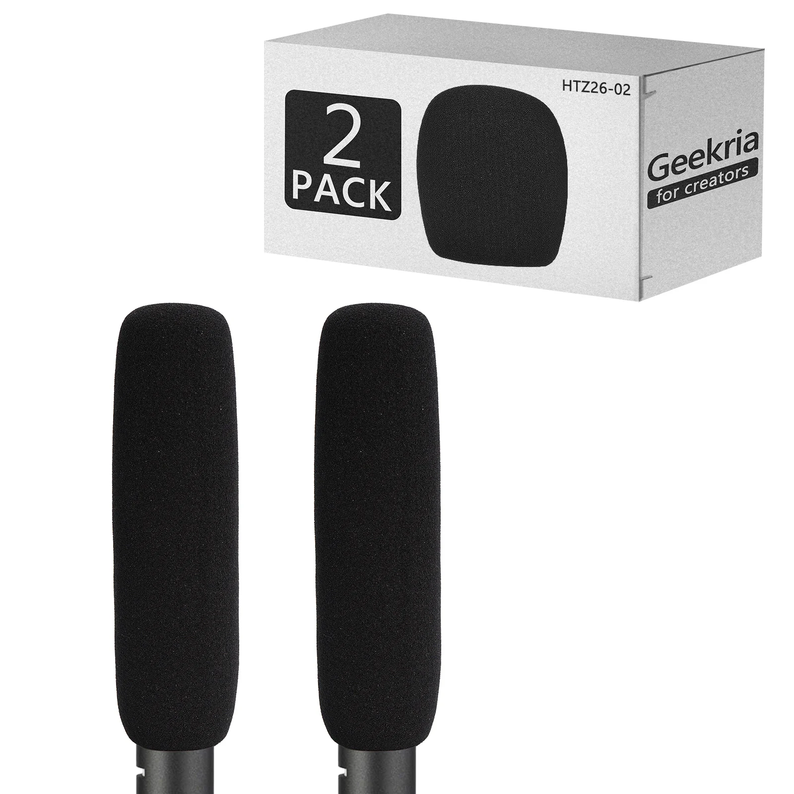 Geekria Per Creator Foam Parabrezza Compatibile Con Rode Videomic, Ntg1, Ntg2, Ntg4, Ntg4 + Microfono Antipop Foam Cover