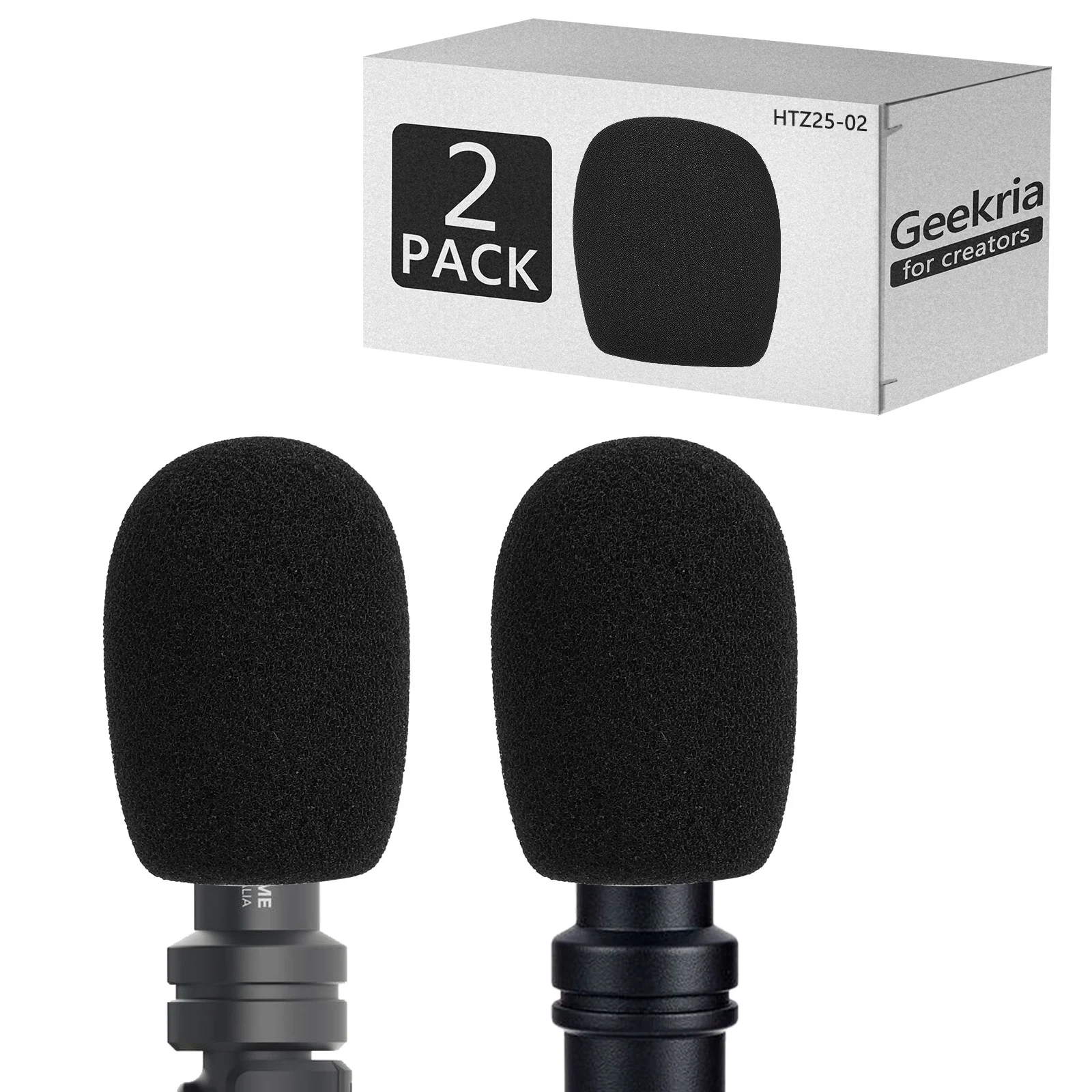 Geekria Per Creator Parabrezza In Schiuma Compatibile Con Rode Videomicro, Videomic Me, Videomic Me-C