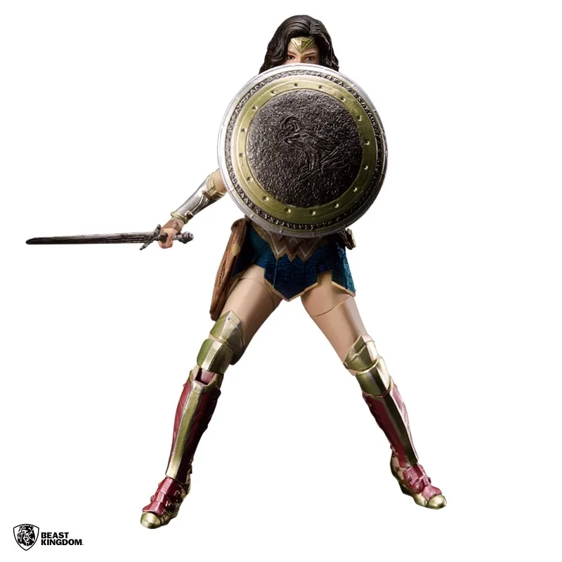 Merci In Magazzino 100% Original Beast Kingdom Dah-002 Wonder Woman Authentic Movie Character Model Art Collection Toy Gift