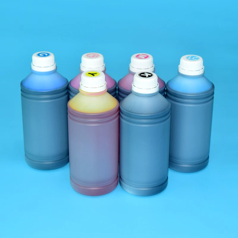 Inchiostro Colorante A Base D'Acqua Da 500Ml * 6 Colori Per Hp Designjet 5000 5500 81 705 5000Ps 5100 5500 Plus Plotter