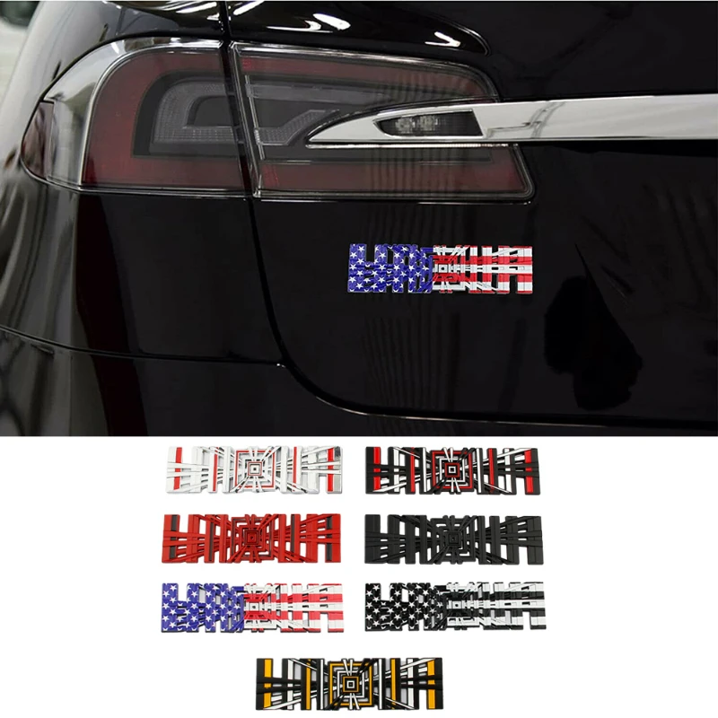 Metallo Plaid Car Rear Trunk Emblem Sticker Auto Body Badge Decalcomania Per Tesla Model 3 Model X Model S Model Y Coil K10 Roadster