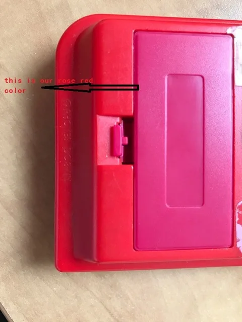 Rosa Rossa Per Gameboy Pocket Copribatteria Sostituzione Dello Sportello Della Batteria Per Coperchio Della Batteria