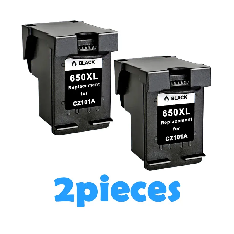 2Pcs Xiongcai Cartuccia Di Inchiostro Compatibile Per Hp 650 Xl 650Xl Per Hp 650 Xl Per Hp Deskjet 1015 1515 2515 2545 2645 3515 4645