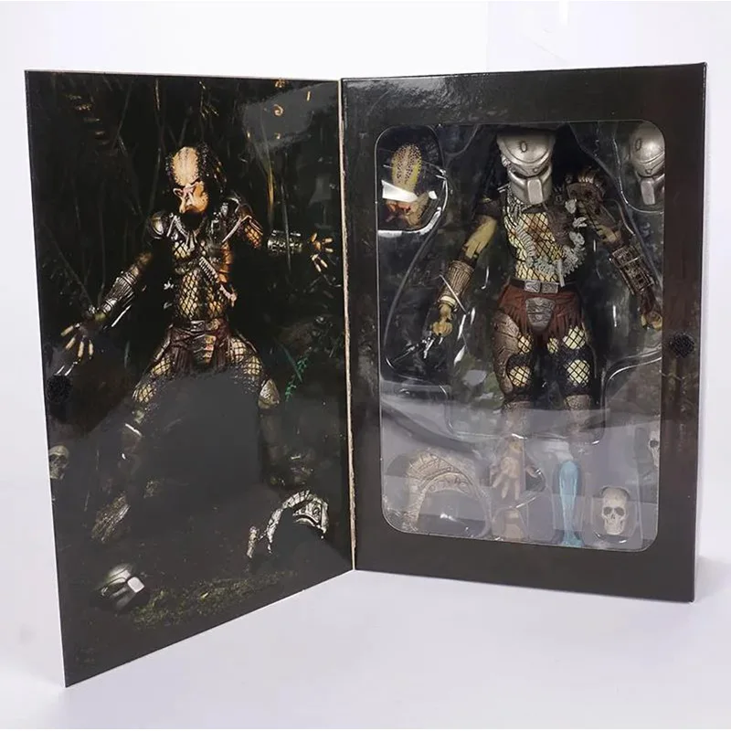 Neca Jungle Hunter Predator Action Figure Ultimate Deluxe Pack Alien Series Film Classico Da Collezione 7 "Giocattoli Bambole Mobili Regalo