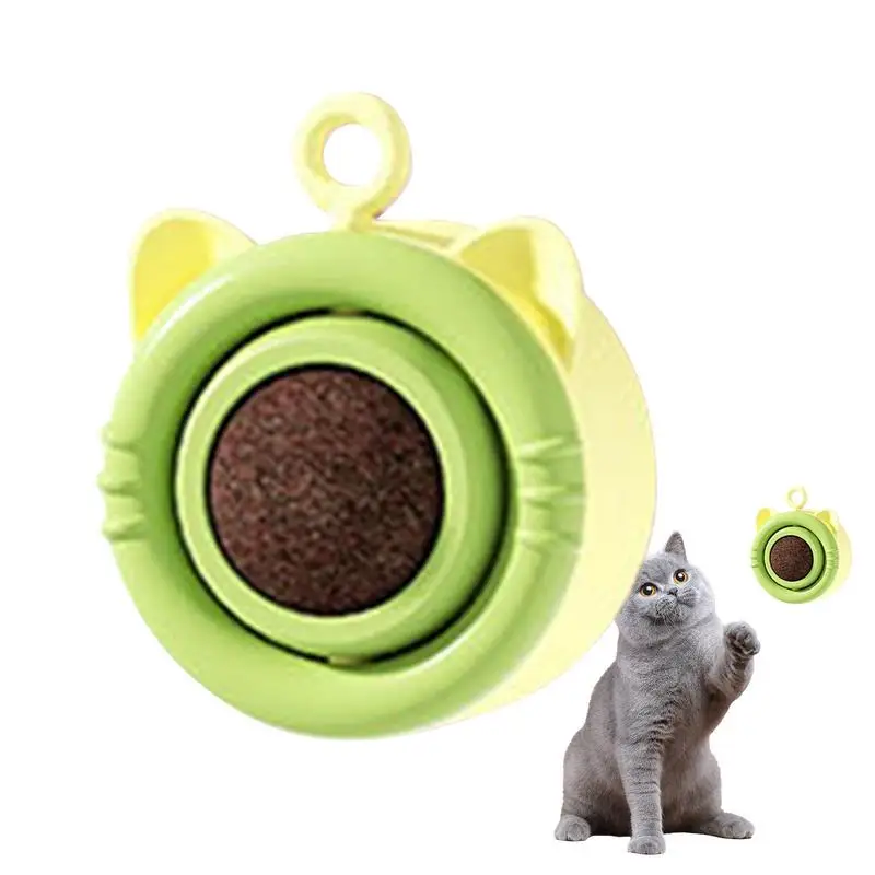 Cat Wall Catnip 360 Rotazione Cat Cartoon Catnip Balls Lickable Indoor Cats Accessori Per Cat House Pet Shelter Soggiorno