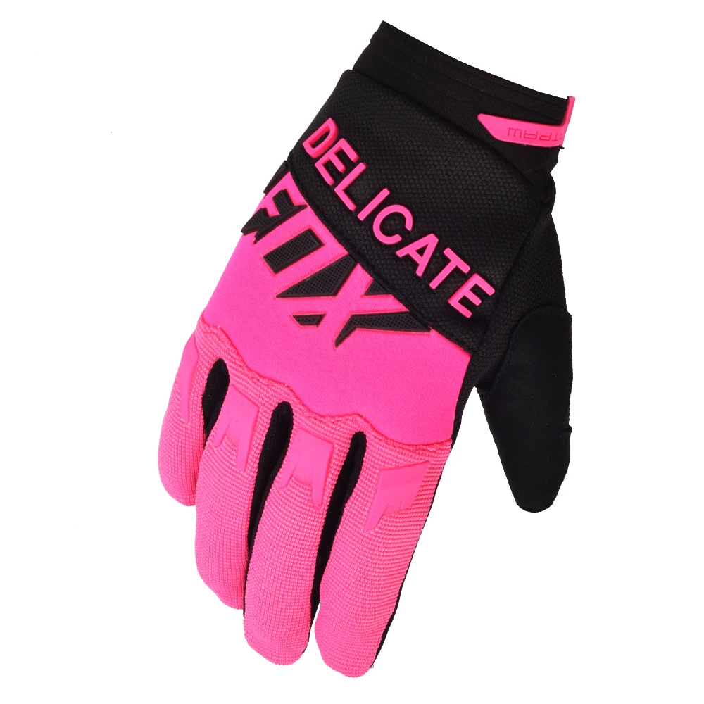 Guanti Enduro Delicate Fox Guantes Motocross Mx Bmx Dirt Bike Atv Utv Riding Ciclismo Pink Luvas For Lady Unisex