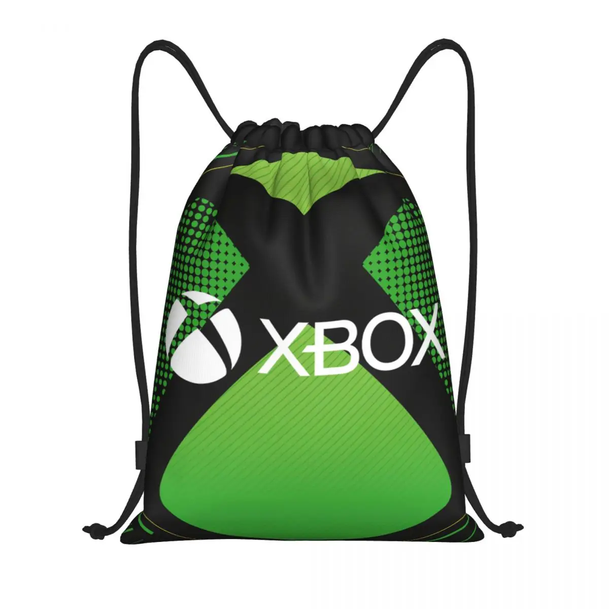 Custom Classic Xboxs Logo Drawstring Bags Women Men Lightweight Game Gamer Gifts Sports Gym Storage Backpack
