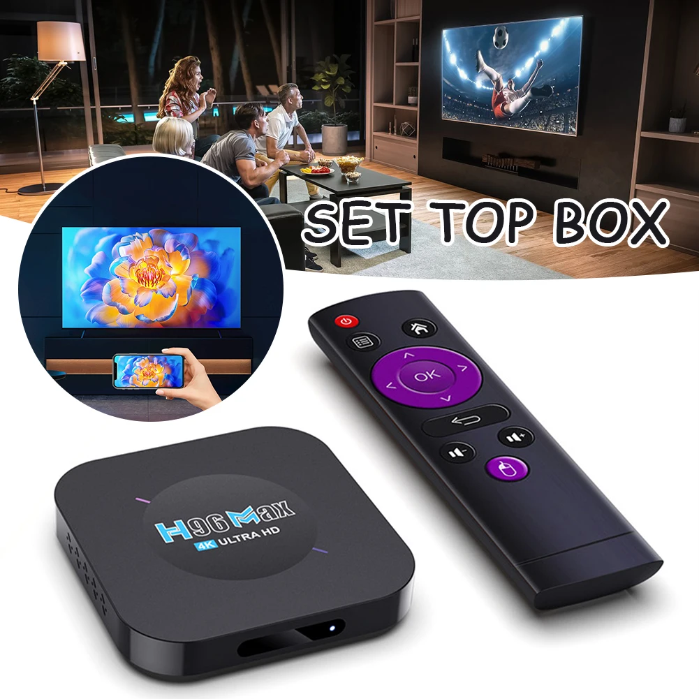 H96Max M5 Smart Tv Box Android 11 Media Player Set Top Box 8Gb 16Gb Smart Tv Box 1Gb 2Gb Ram Tv Box Set