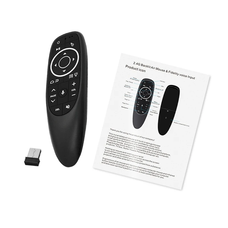 Mini Wireless Per Smart Remote Retroilluminato Per Android Tv Box Pc Per Smart Tv Contro
