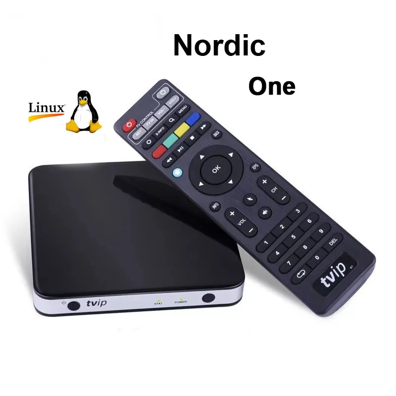 Miglior Nordic One Smart Tv Box Tvip 605 Linux Os Amlogic S905X Dual Wifi Scandinavo 4K Set Top Box