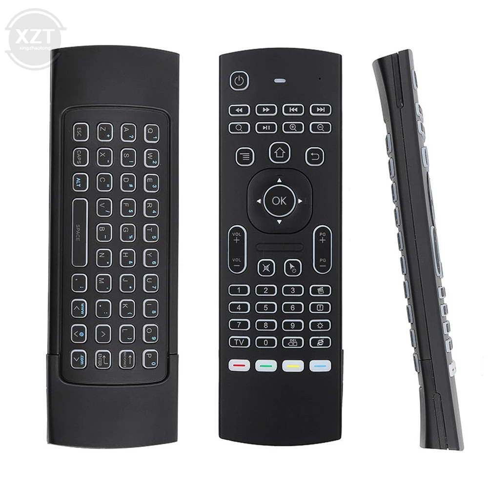 Universal Mx3 Air Mouse Smart Voice Tastiera Telecomando Wireless Retroilluminata 2.4Ghz Per H/X96 Mini Km9 A95X Max Android Tv Box