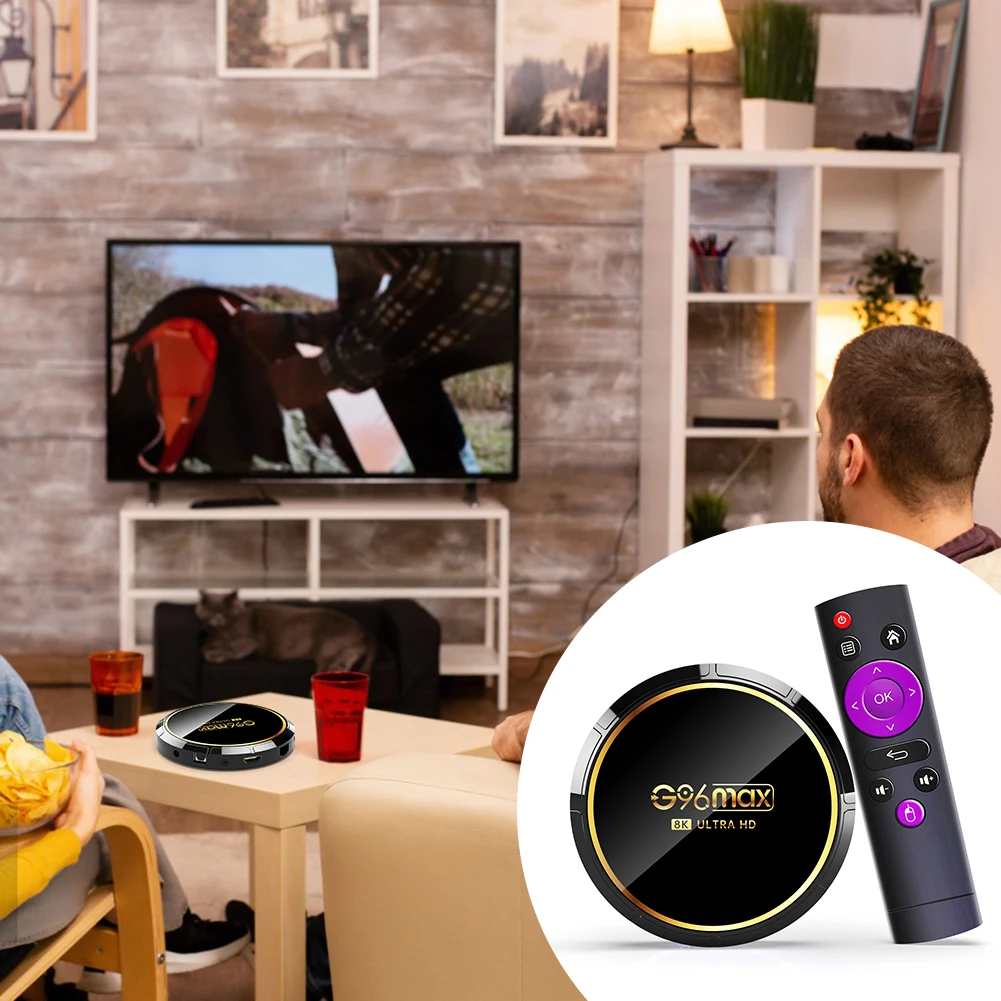 Androids 13 Round Smarts Tv Box Lettore Medias Multifunzionale Per Soggiorno Casa