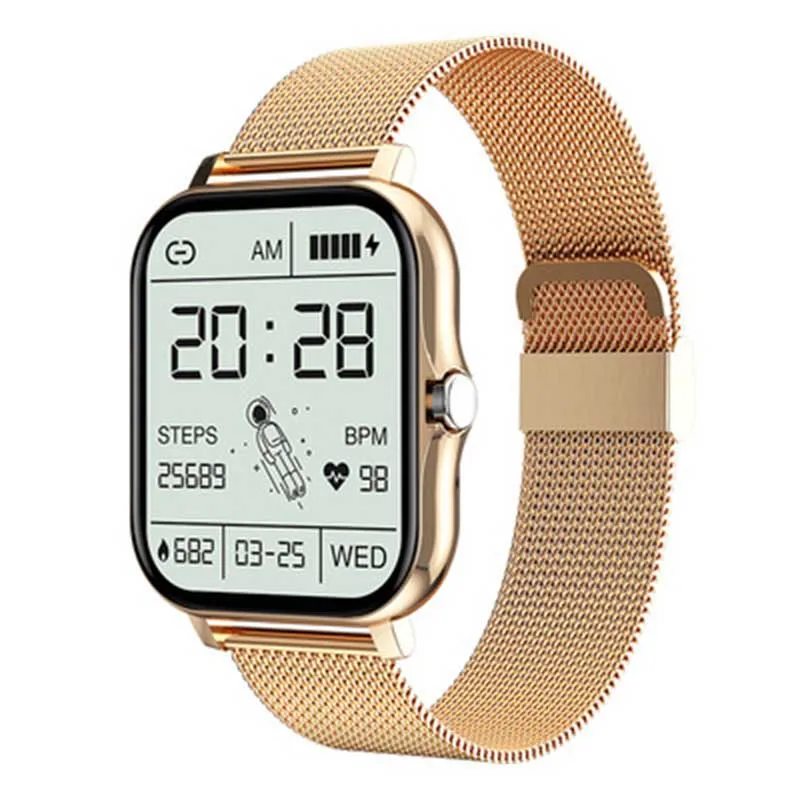 2022 Smart Watch 1.69 "Sport Smartwatch Uomo Donna Regalo Per Samsung Galaxy A02 Lg Nexus 5X 6.0 Smartfon Android Ios