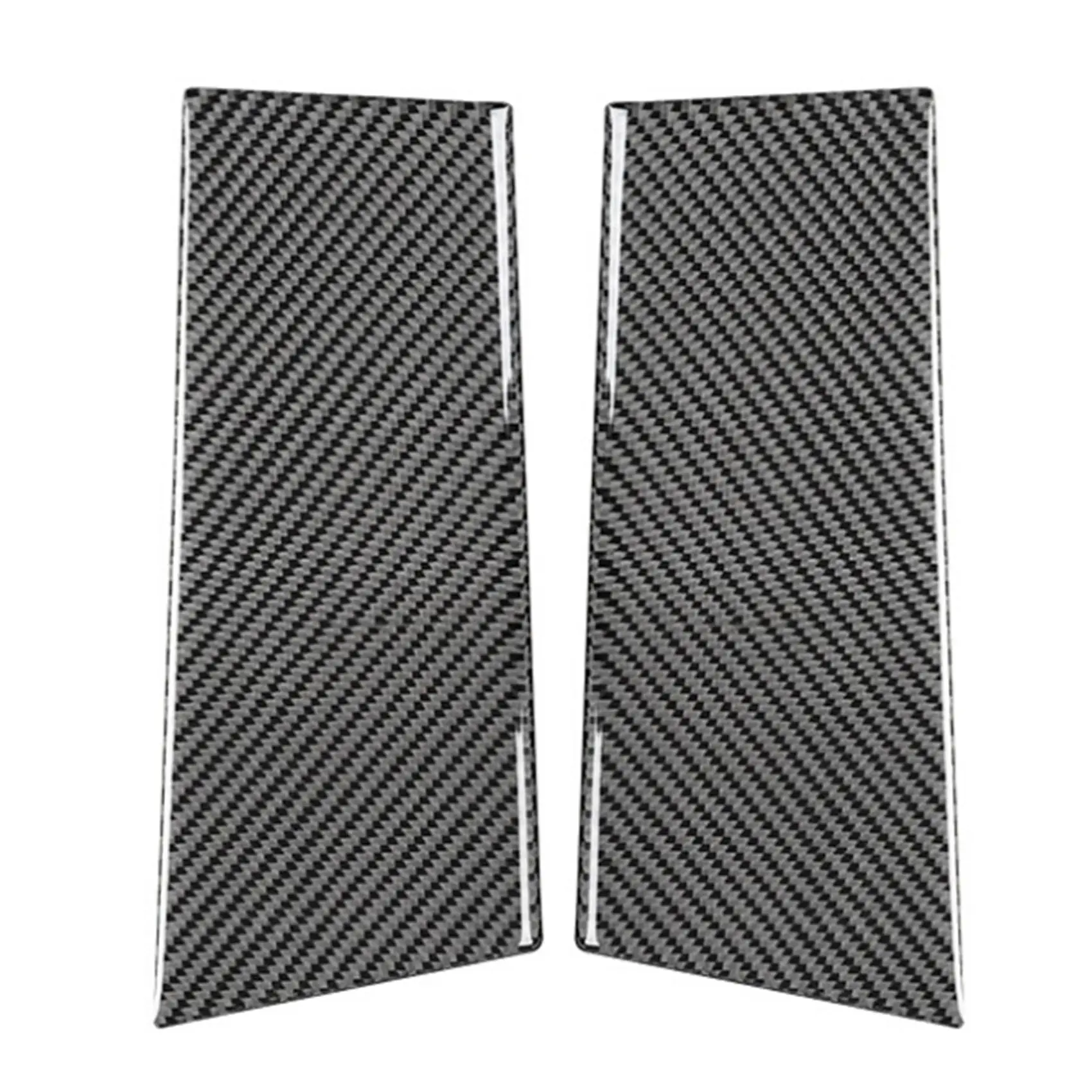 Per Nissan 350Z 2003-2009 In Fibra Di Carbonio B Pillar Cover Sticker Window Goalpost Pasta Decorativa Accessori Per Auto