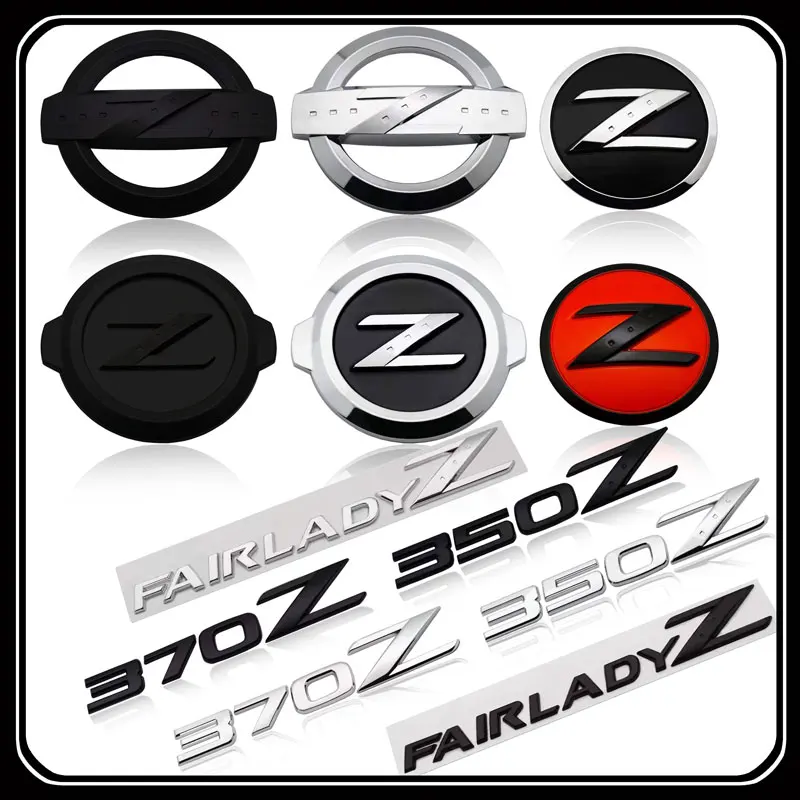 Accessori Per Auto Griglia Badge Sticker Tail Box Decalcomania Car Side Sign Per Nissan 350Z 370Z Nismo Z3 Z34 Teana Bluebird Gts Gtr