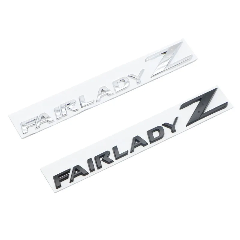 Per Nissan Nismo 370Z 350Z Z34 Car Rear Trunk Body Emblem Badge Stickers Car 3D Metal Fairlady Z Letter Logo Stickers E Decalcomanie
