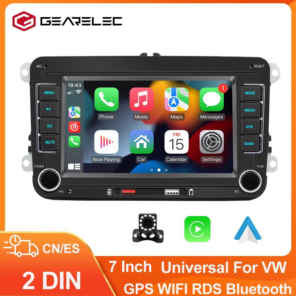 2 Din Android Autoradio Per Vw Volkswagen Golf Polo Skoda Rapid Octavia Radio Tiguan Passat B7 Jetta Auto Carplay Gps Dab Radio