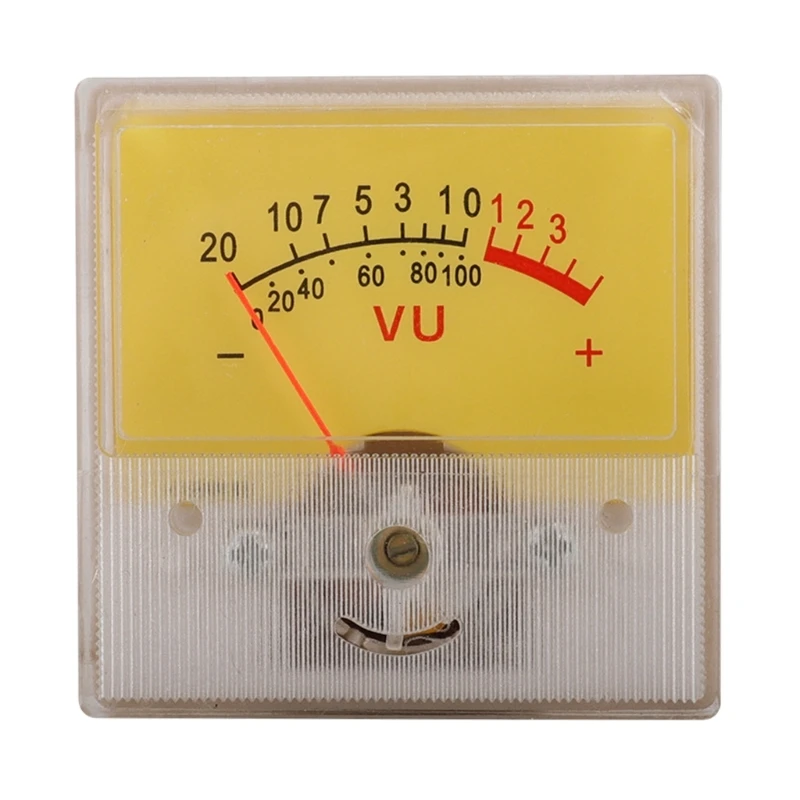 Misuratore Livello Aggiornato Intestazione Livello Vu Meter Misuratore Livello Misuratore Amplificatore Gialla