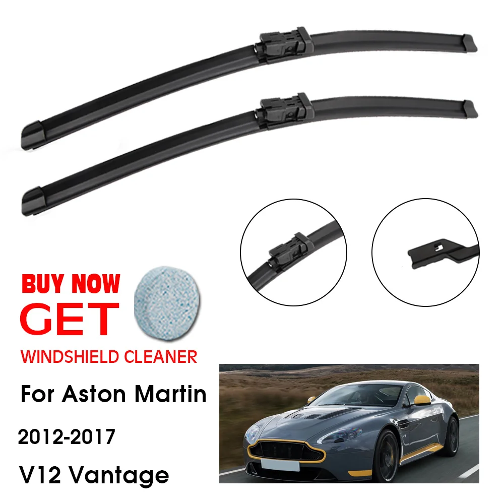 Car Wiper For Aston Martin V12 Vantage 26"+20" 2012-2017 Front Window Washer Windscreen Windshield Wipers Blades Accessories