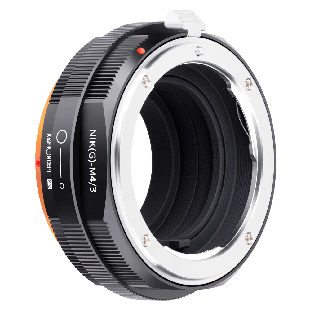 K & F Concept Nik(G)-Adattatore Obiettivo M4/3 Per Fotocamera Nikon G/F/Ai/Ais/D/Af-S Mount A Fotocamera Micro 4/3 Mft M43